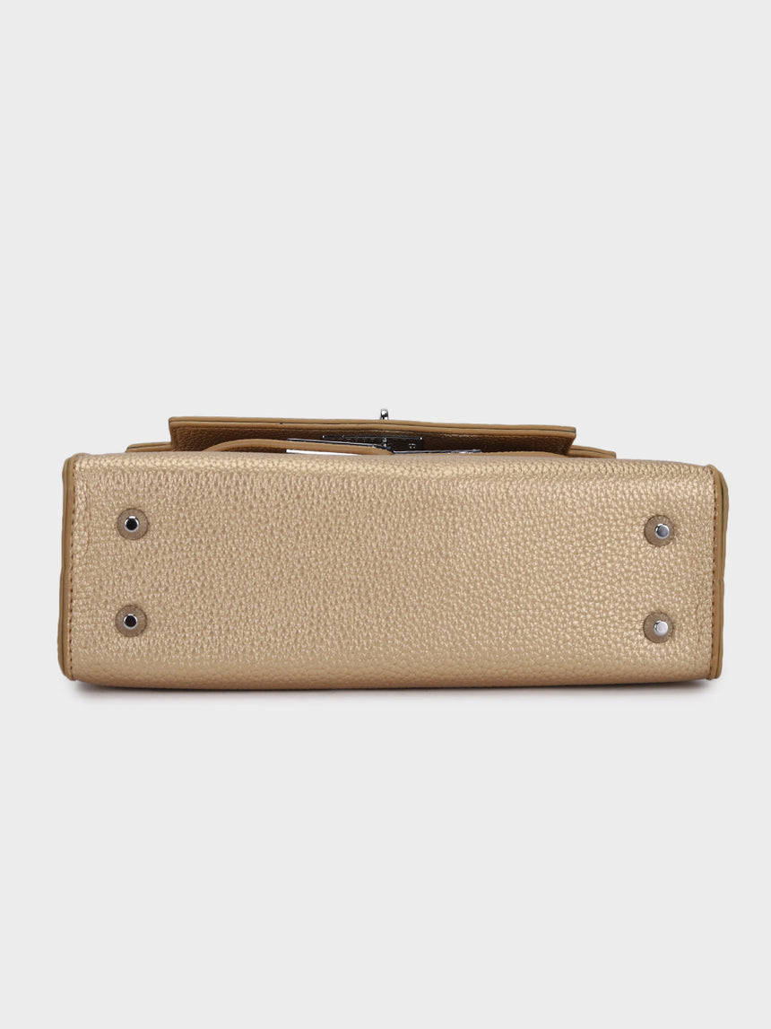 Luna Golden Birk Sling Bag With Charm