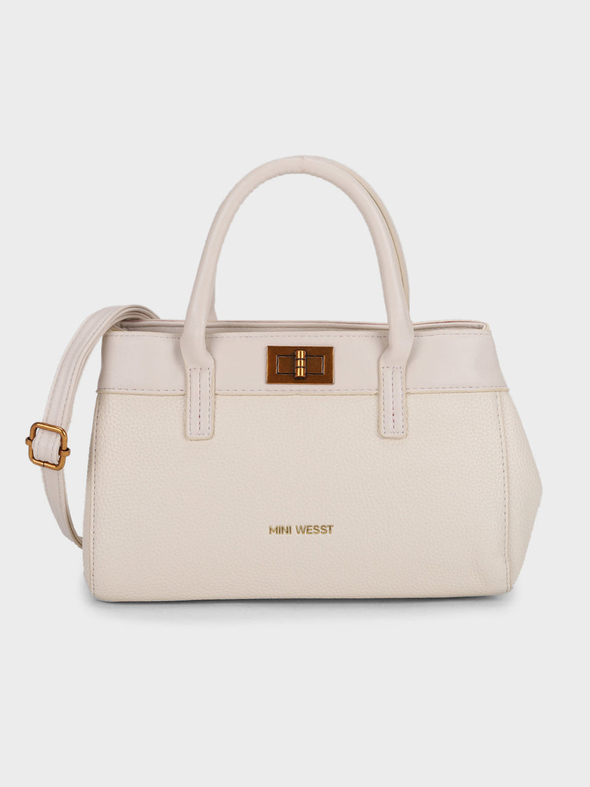 Keya White Sling Bag