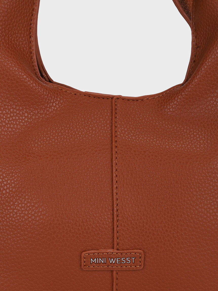 Hilary Brown Bucket Sling Bag