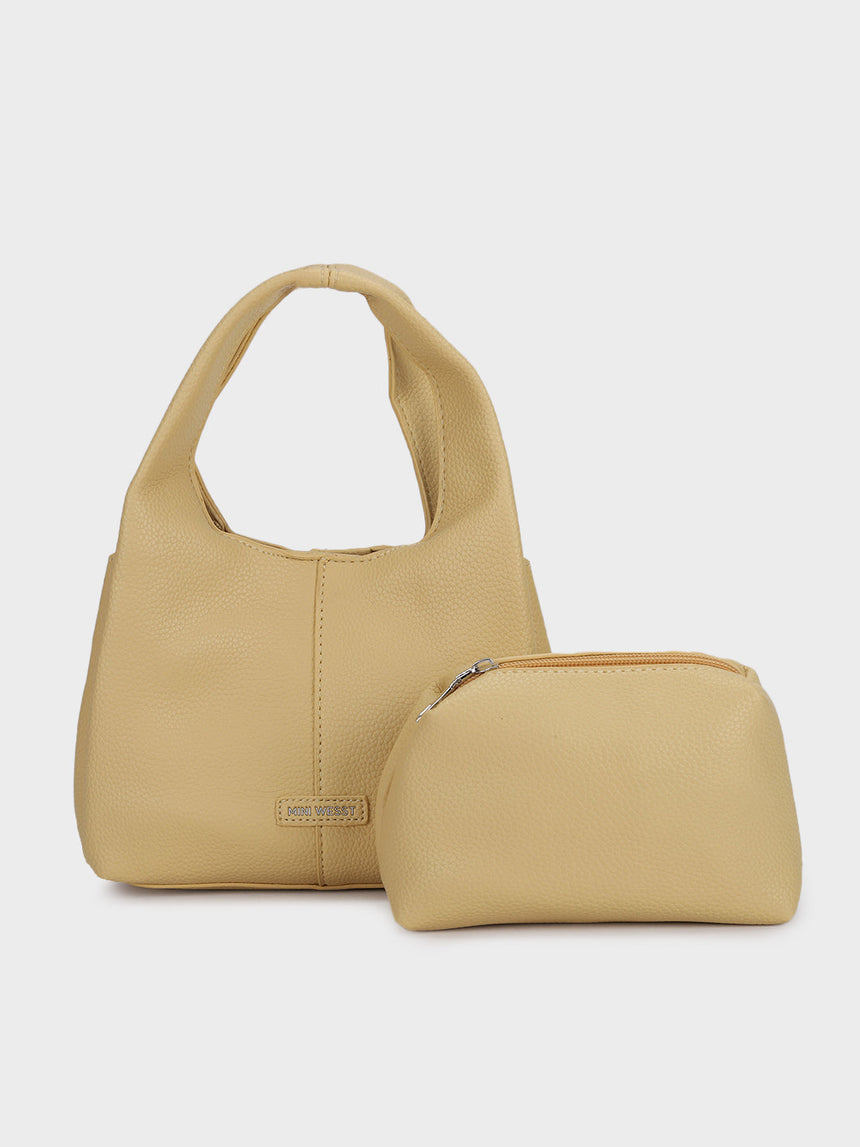 Hilary Yellow Bucket Sling Bag