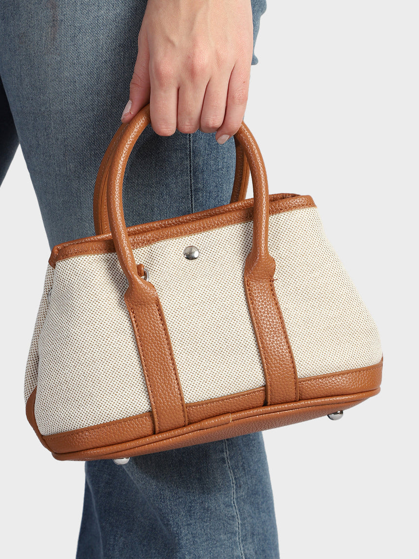 Valentina Brown Mini Handbag