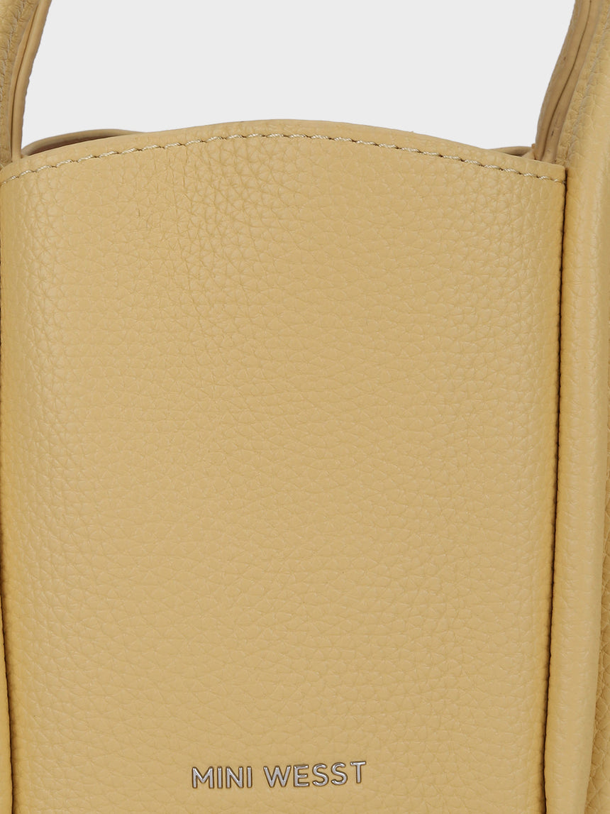 Barbara Yellow Bucket Handbag