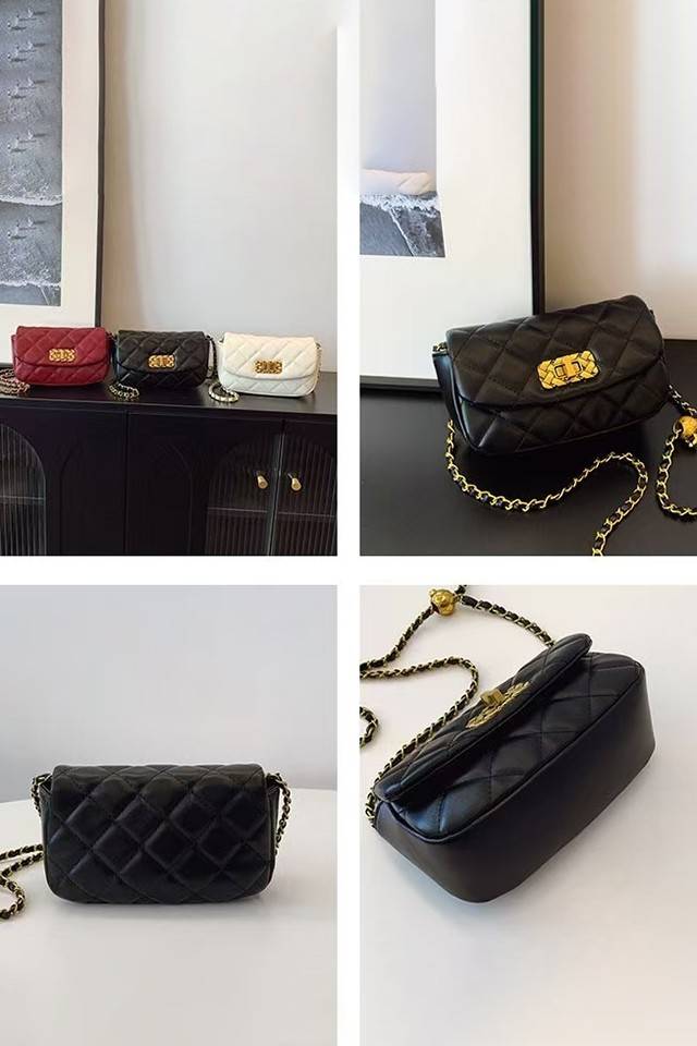 Athena Black Sling Bag