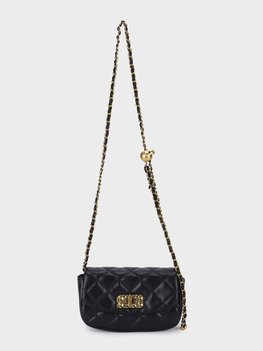 Athena Black Sling Bag