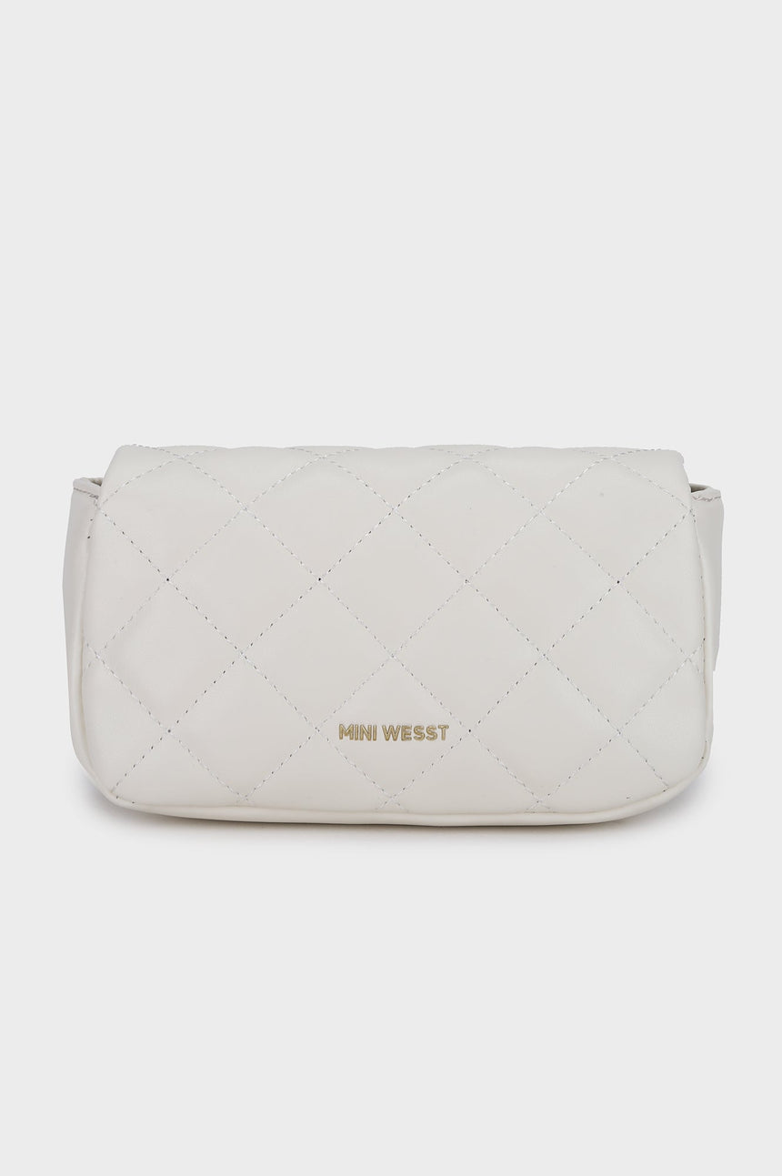 Athena White Sling Bag