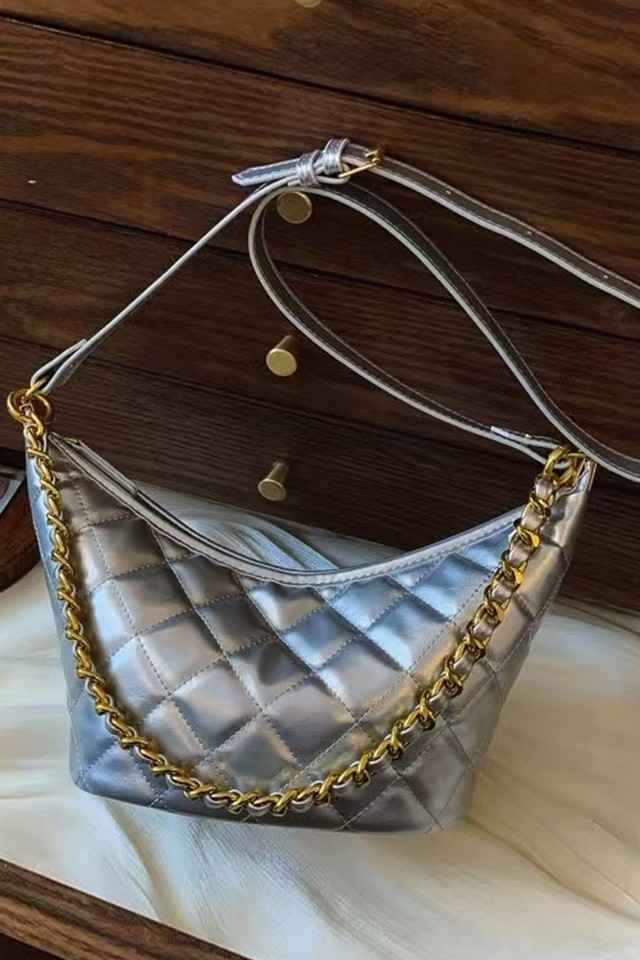 Zuri Silver Sling Bag