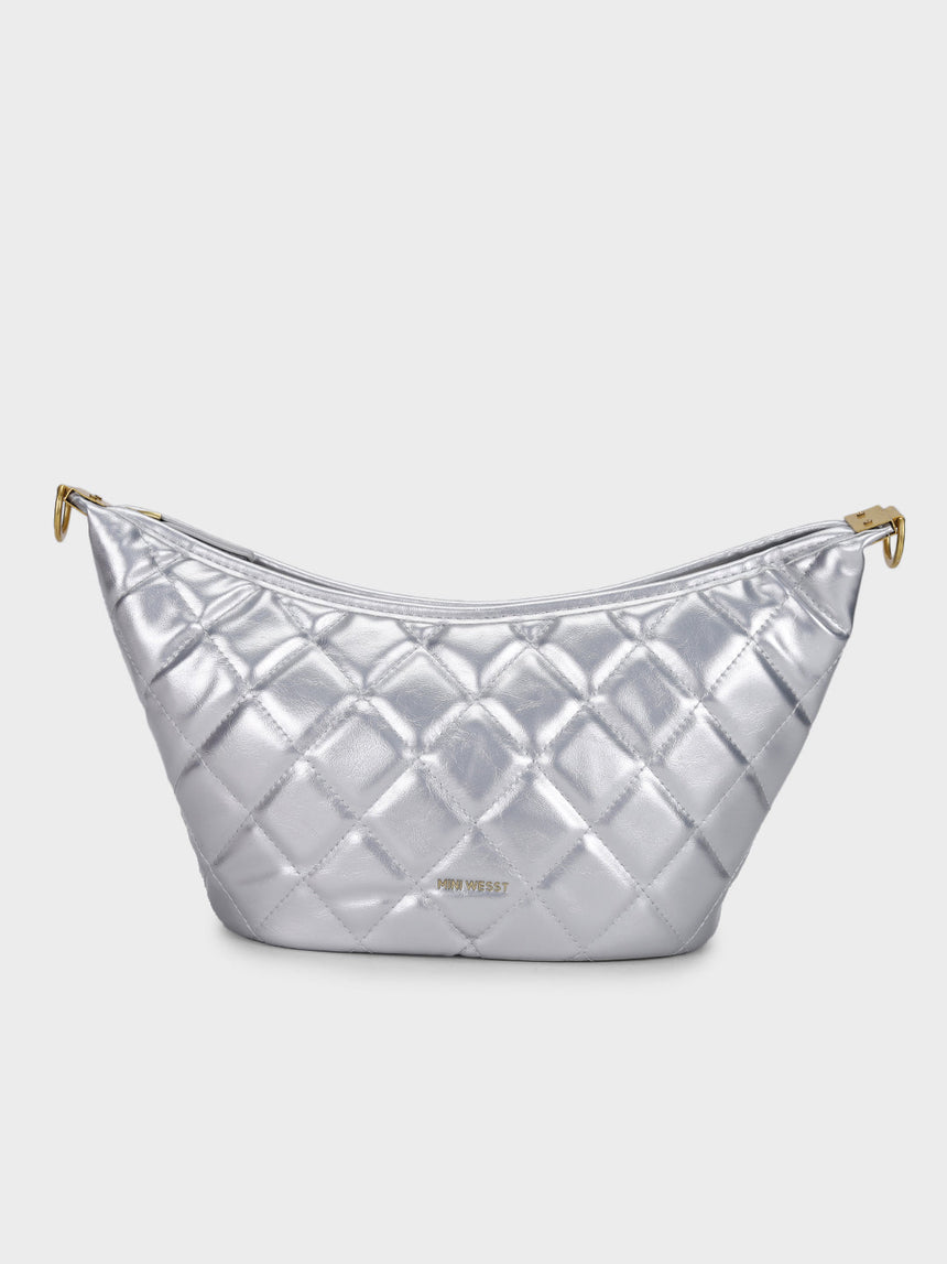 Zuri Silver Sling Bag