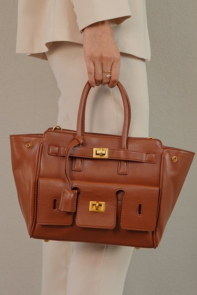 Hazel Brown Handbag