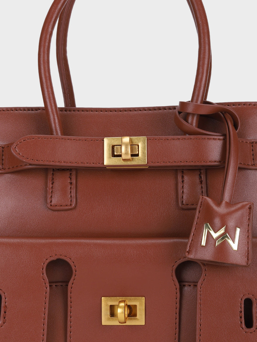 Hazel Brown Handbag