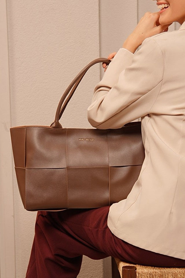 Evelyn Brown Tote Bag