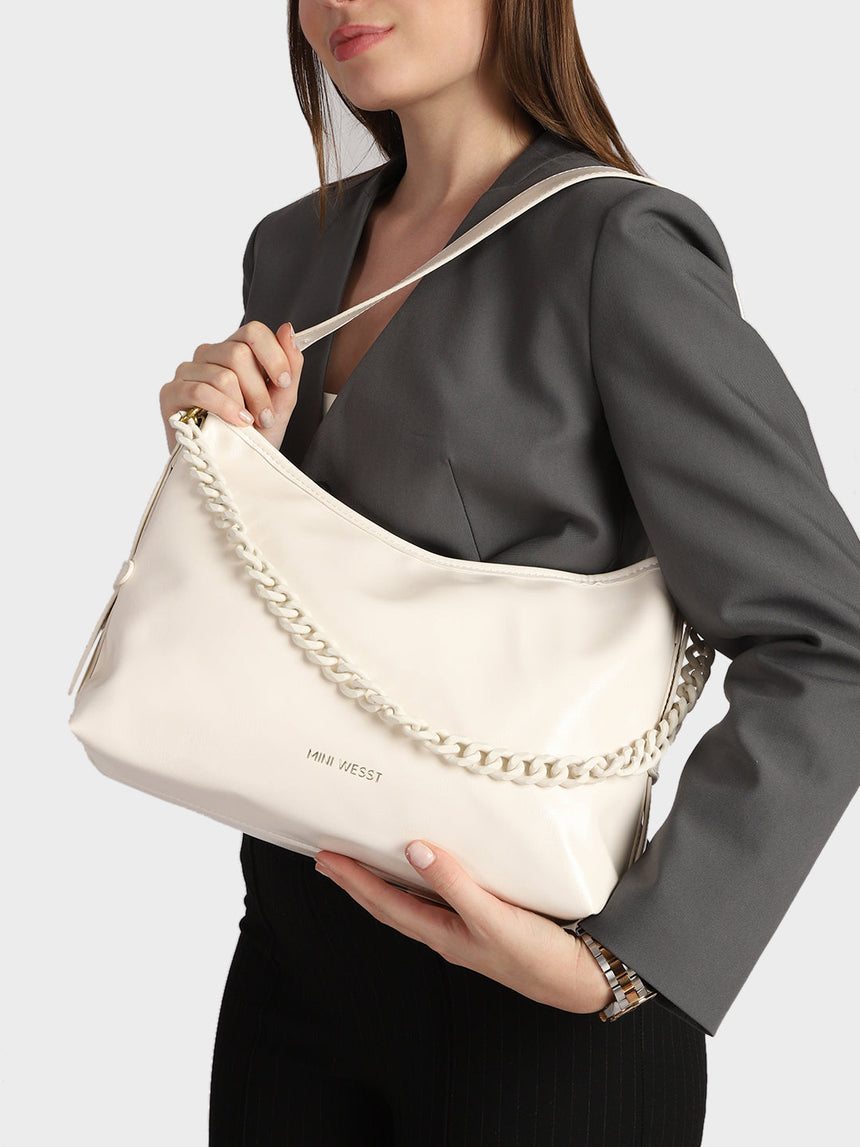 Bridget White Handbag
