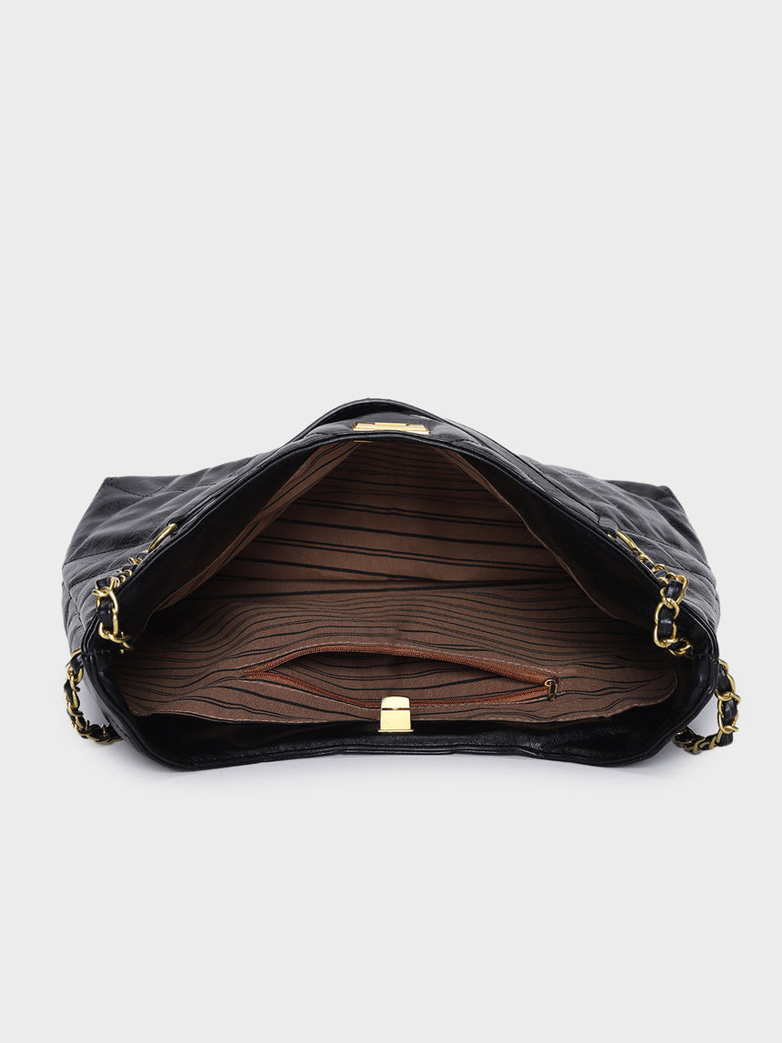 Cynthia Black Tote Bag