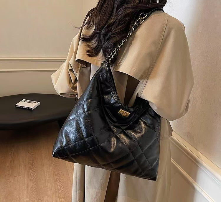 Cynthia Black Tote Bag