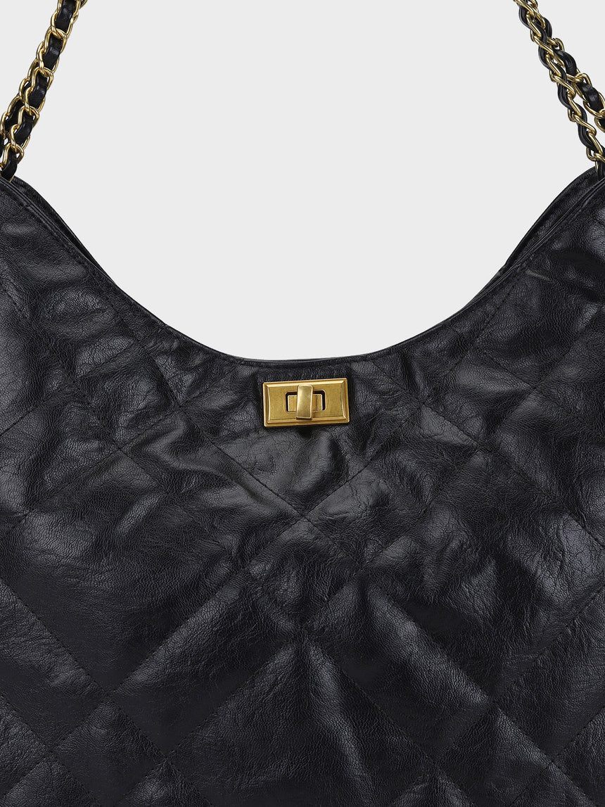 Cynthia Black Tote Bag