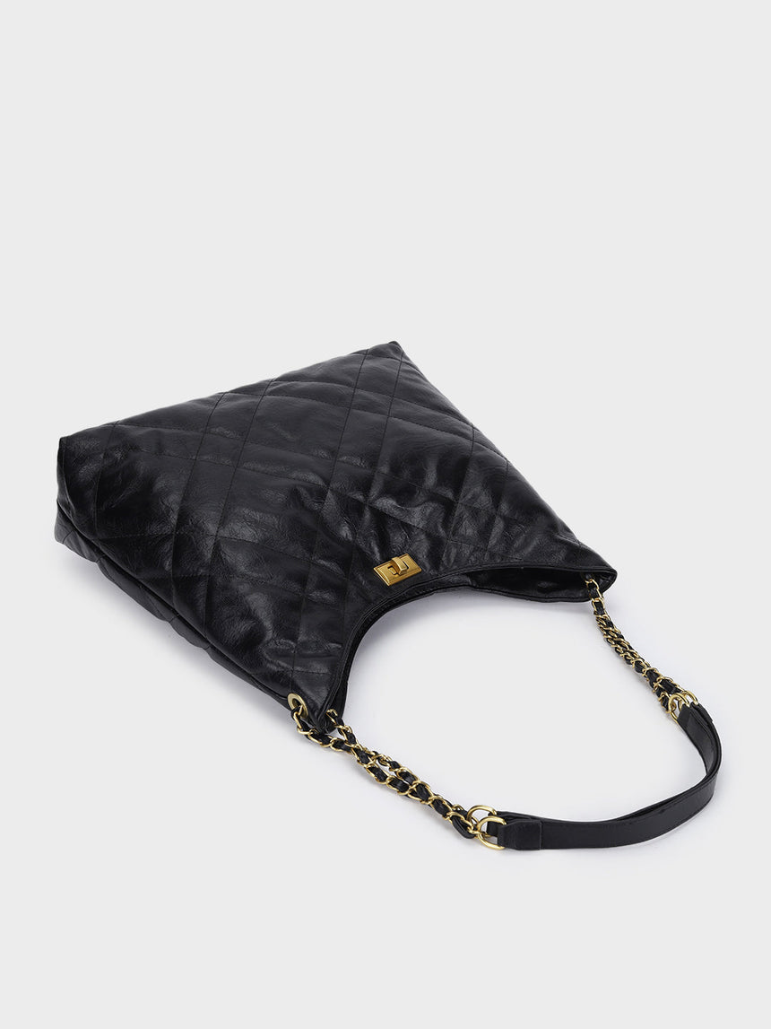 Cynthia Black Tote Bag