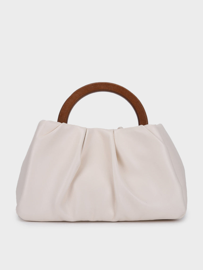 Esther Golden Handheld Clutch