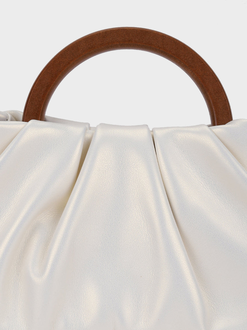 Esther Silver Handheld Clutch