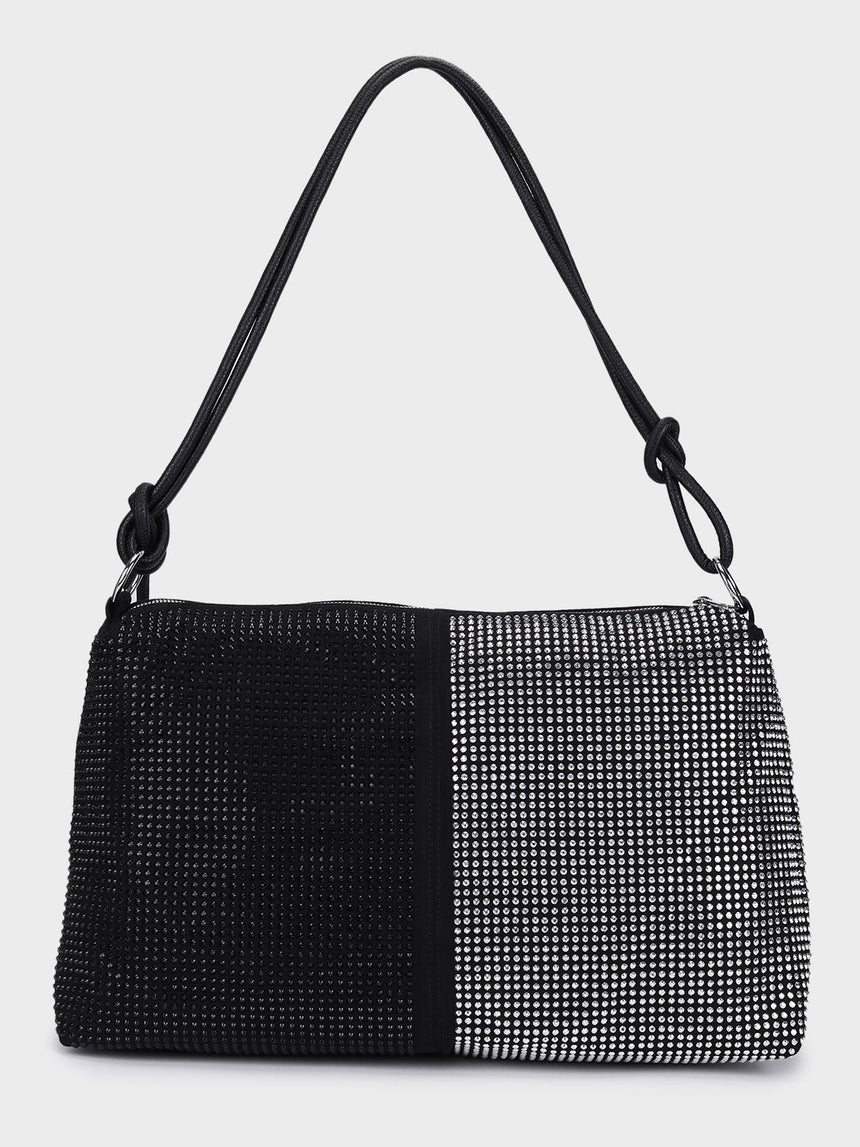 Margaret Black & Silver Shimmer Tote