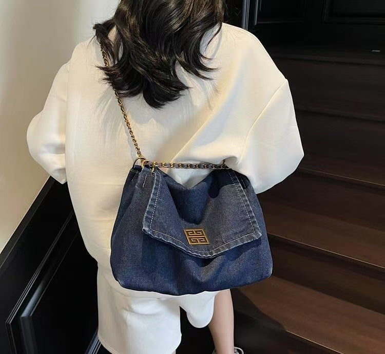 Savana Denim Handbag