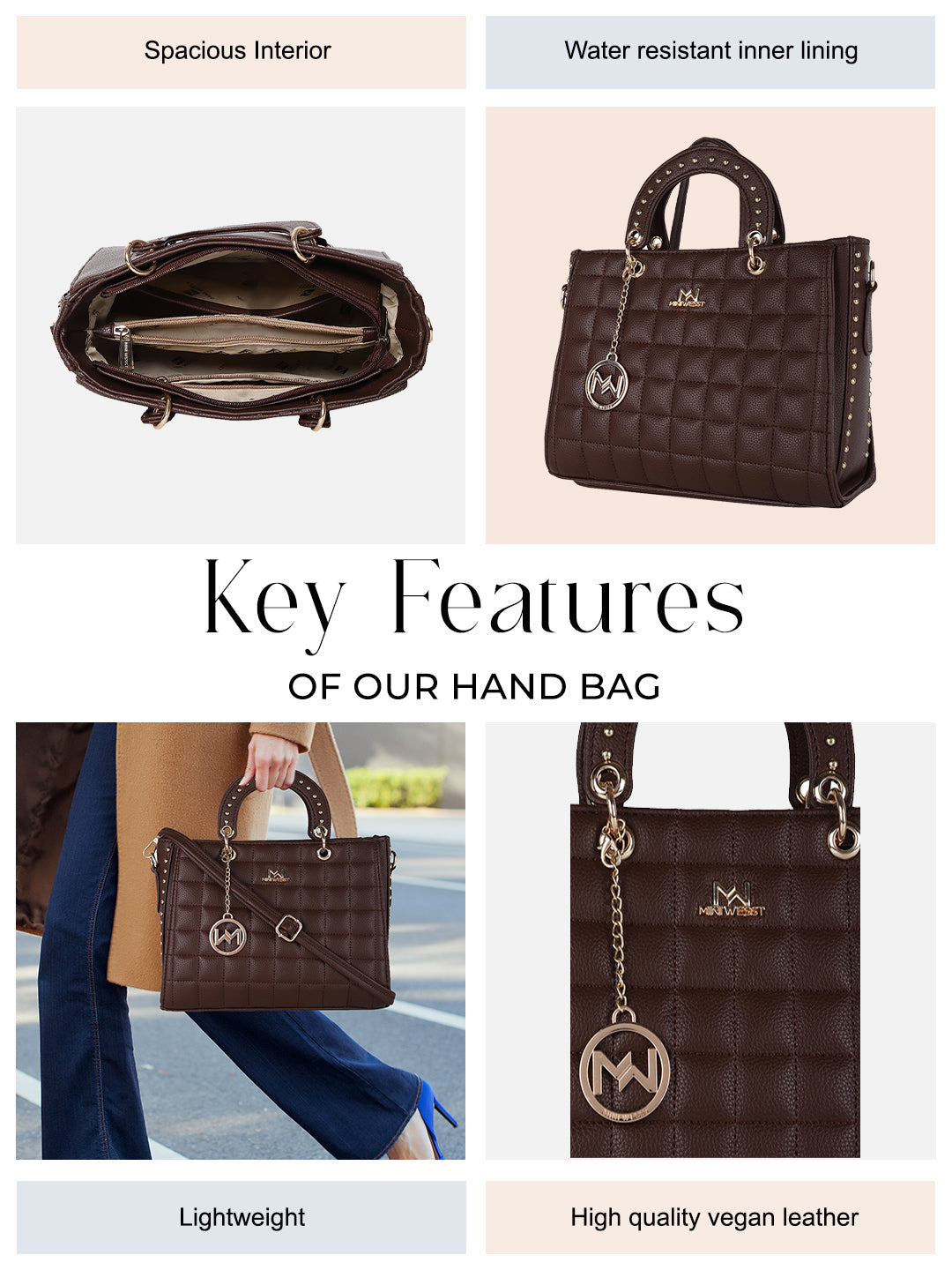 Arabian Night Brown Handbag
