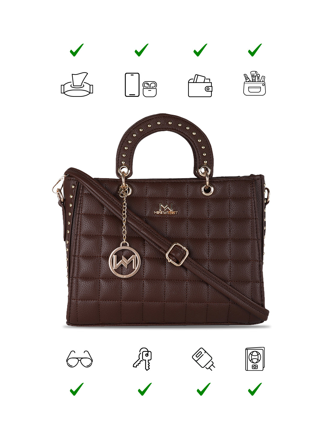 Arabian Night Brown Handbag
