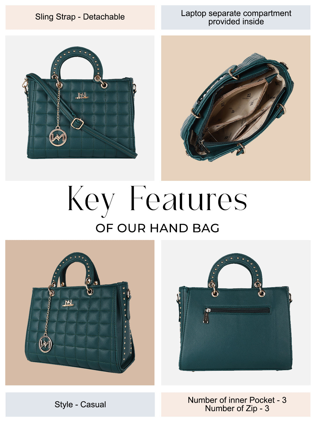 Arabian Night Green Handbag