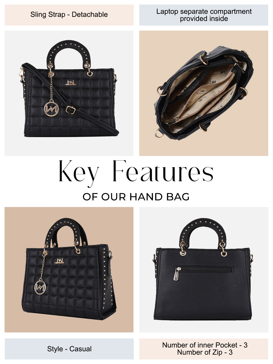 Arabian Night Black Handbag