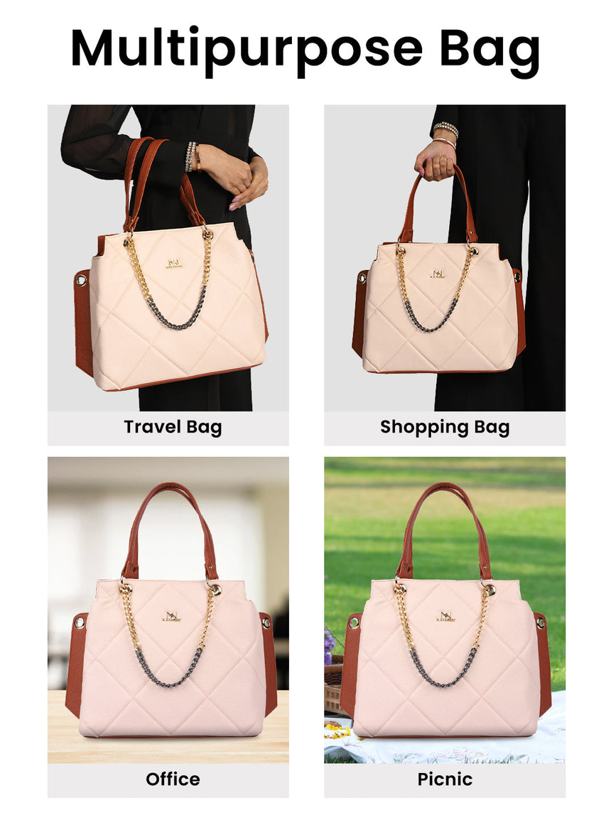 Boston Beige Handbag