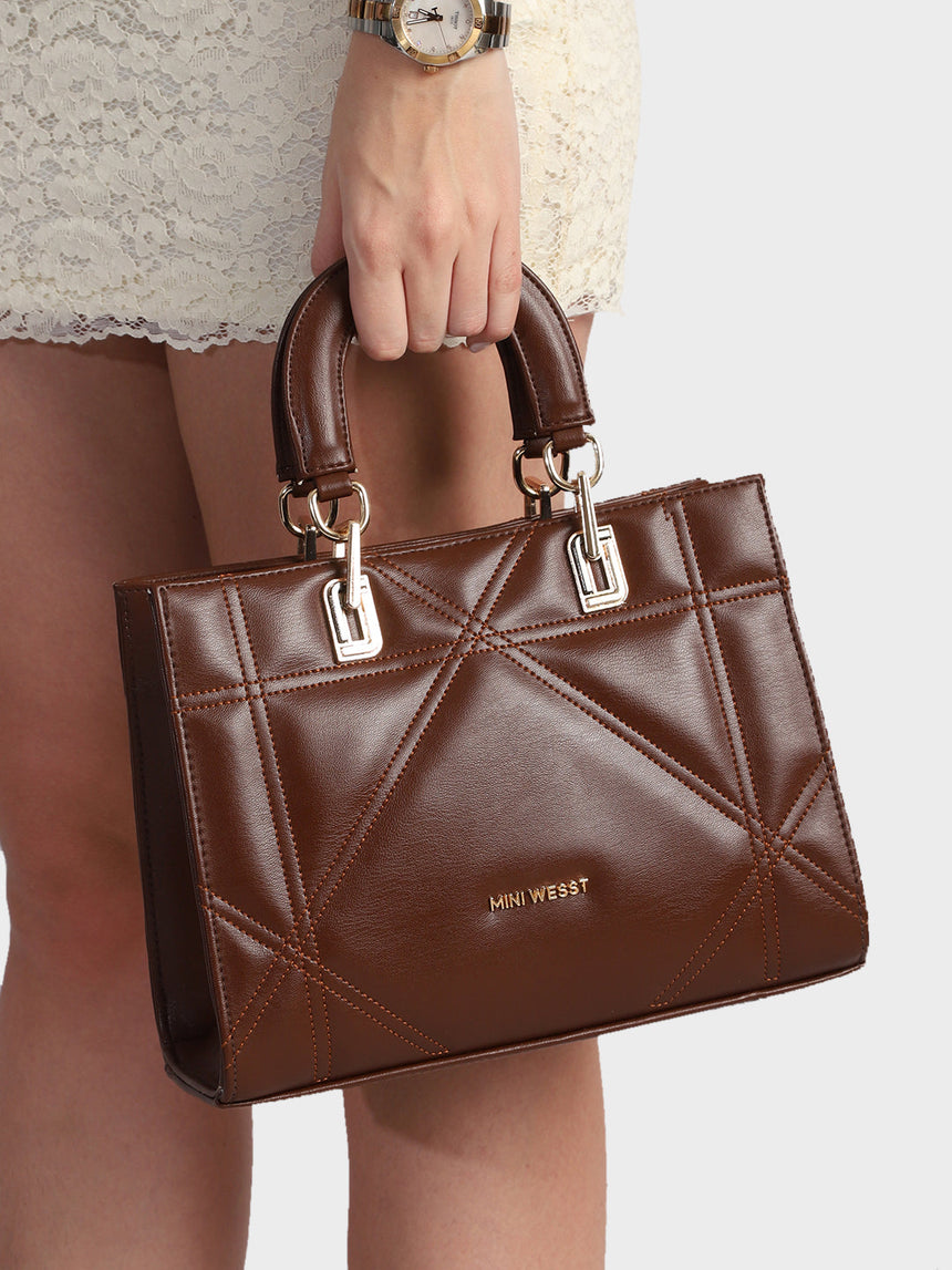 Jade Brown Mini Handbag