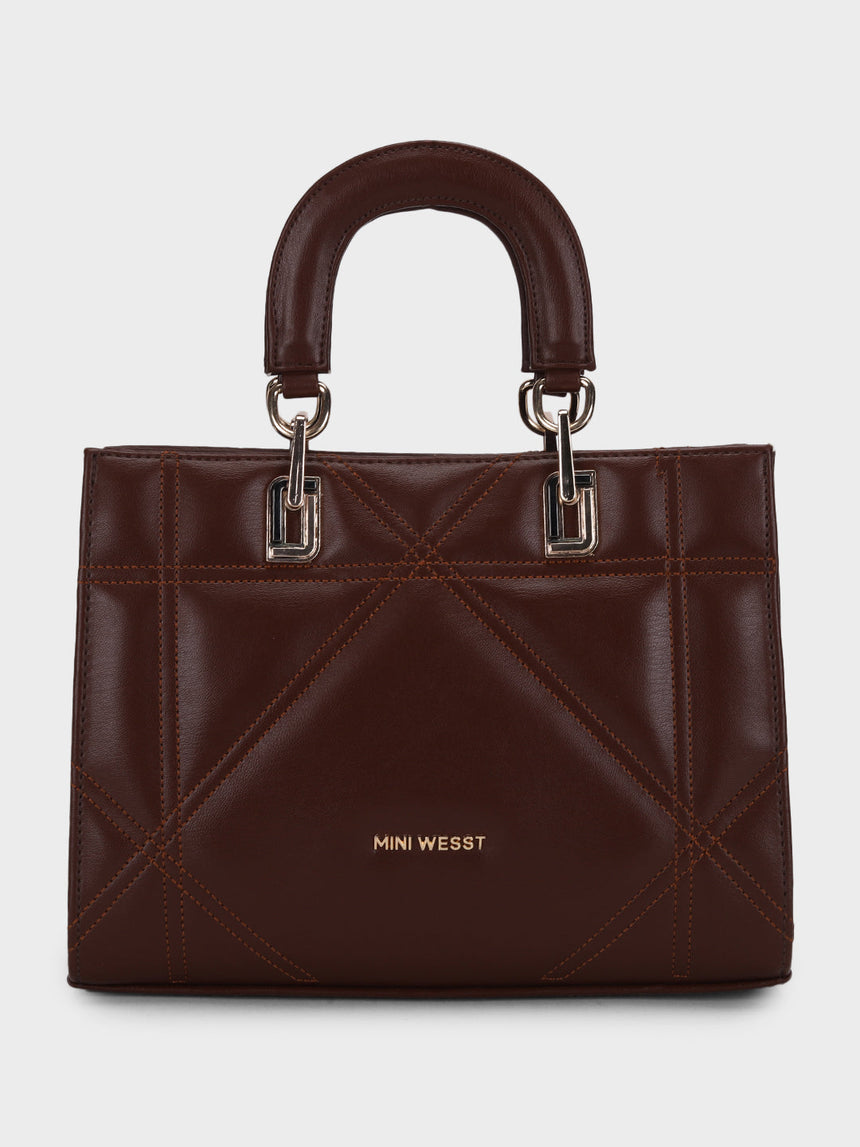 Jade Brown Mini Handbag