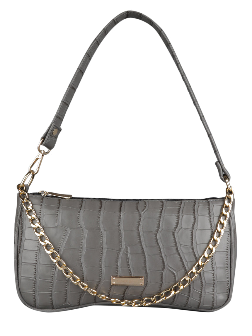 Women'S Grey Handbag