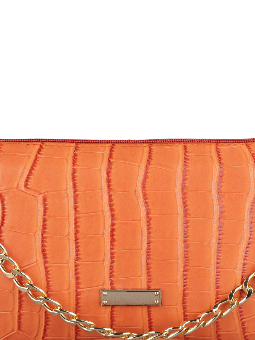 Women'S Orange Handbag