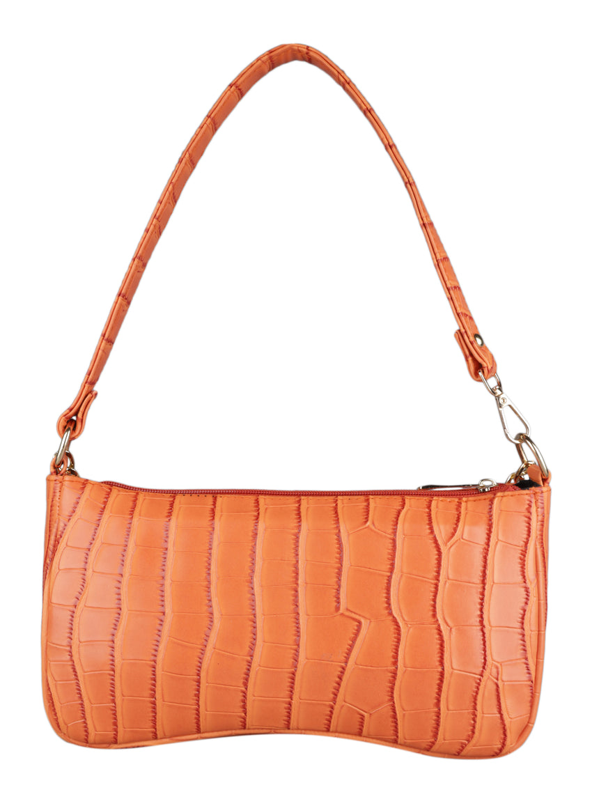 Women'S Orange Handbag