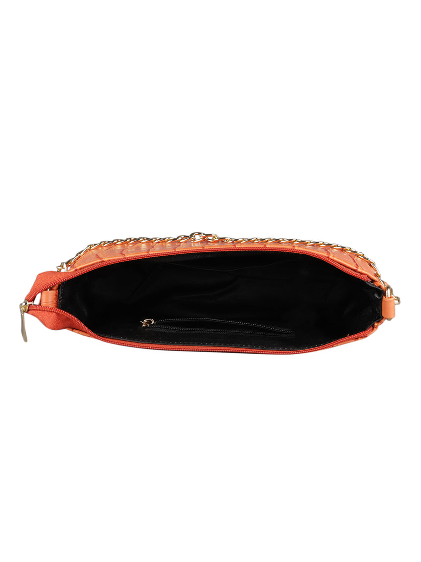 Women'S Orange Handbag