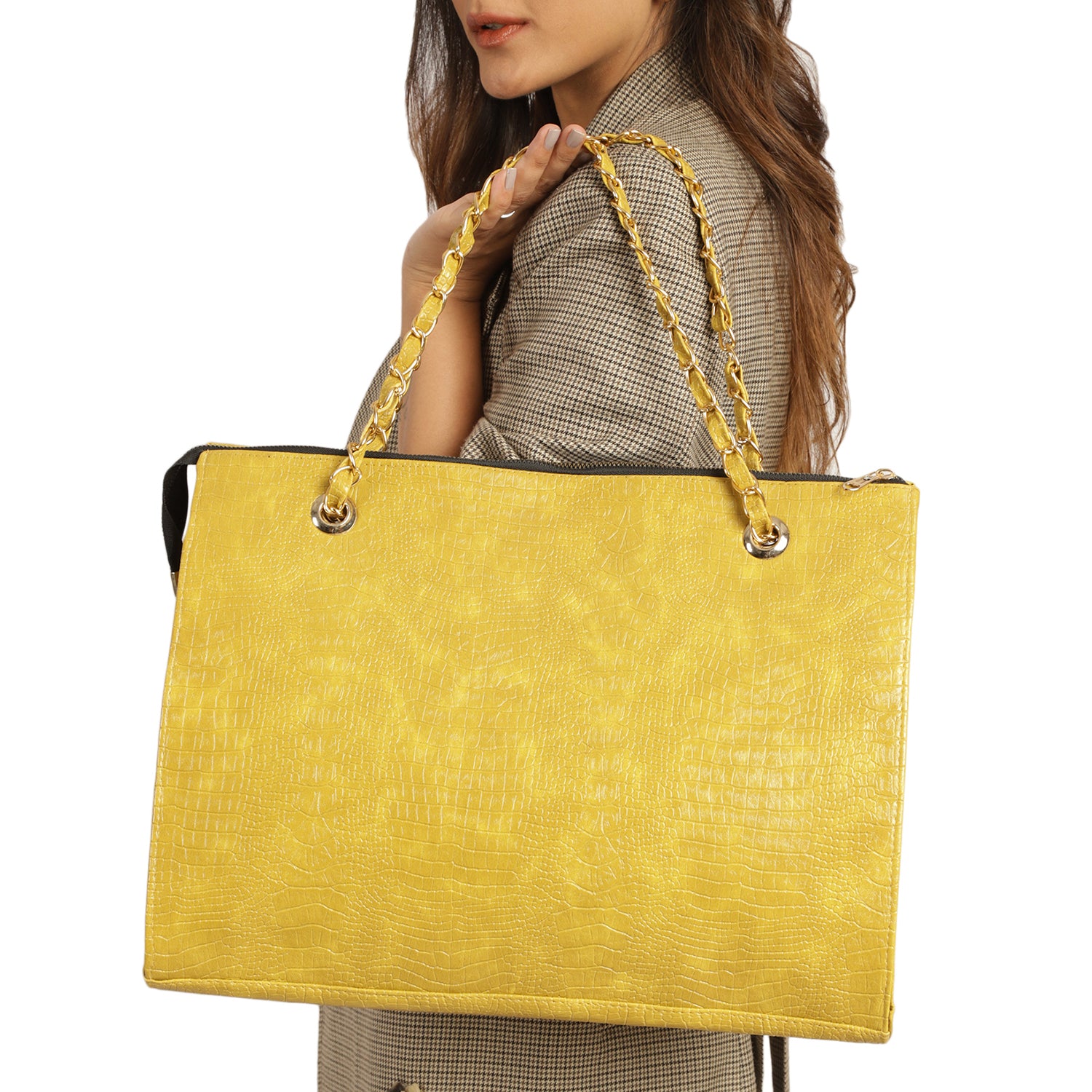 Mustard 2024 yellow tote