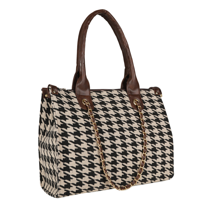 Kylie ChequeTote Bag