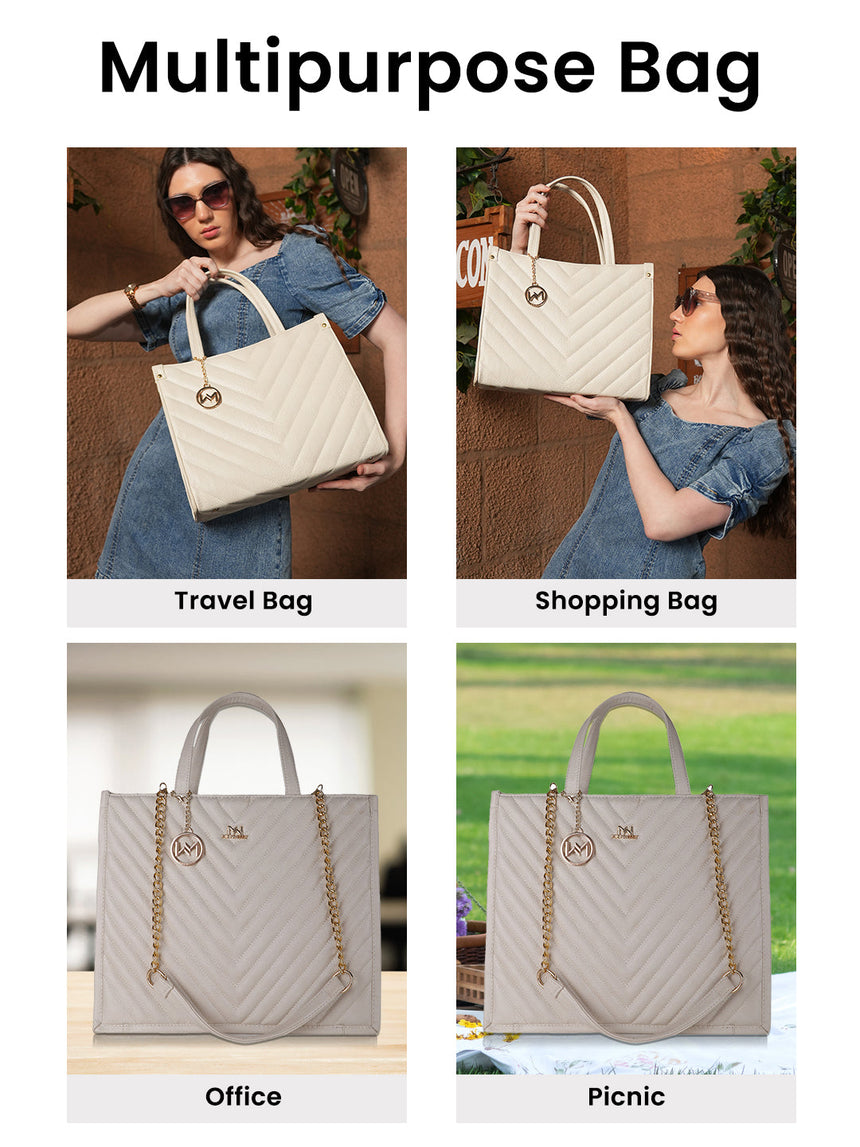 Cambridge White Tote