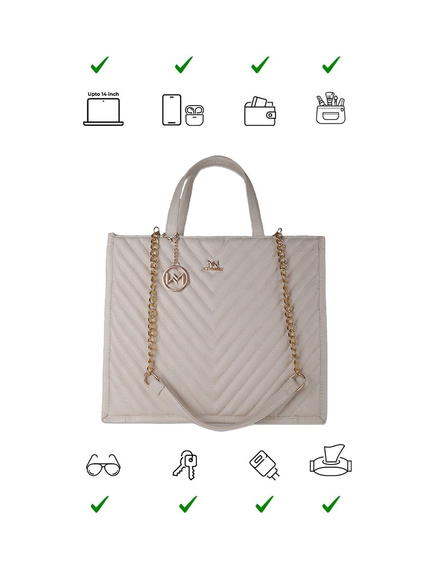 Cambridge White Tote