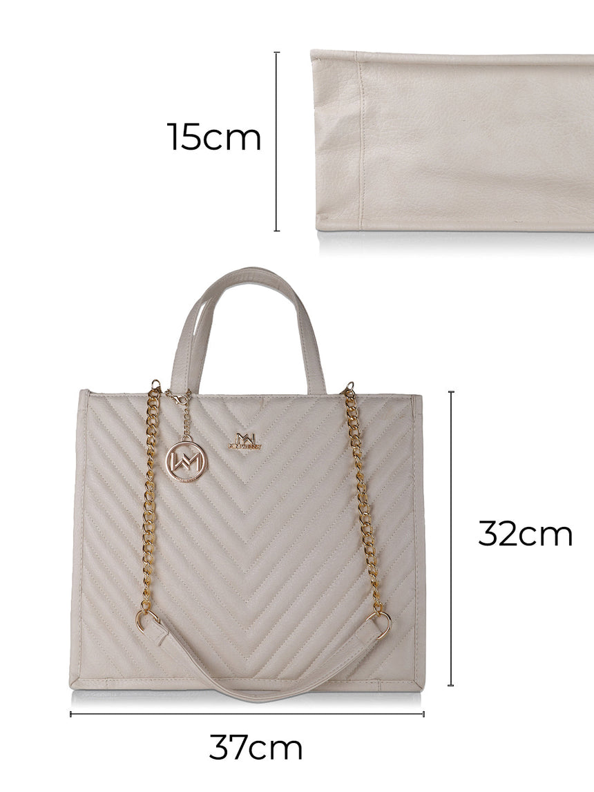 Cambridge White Tote