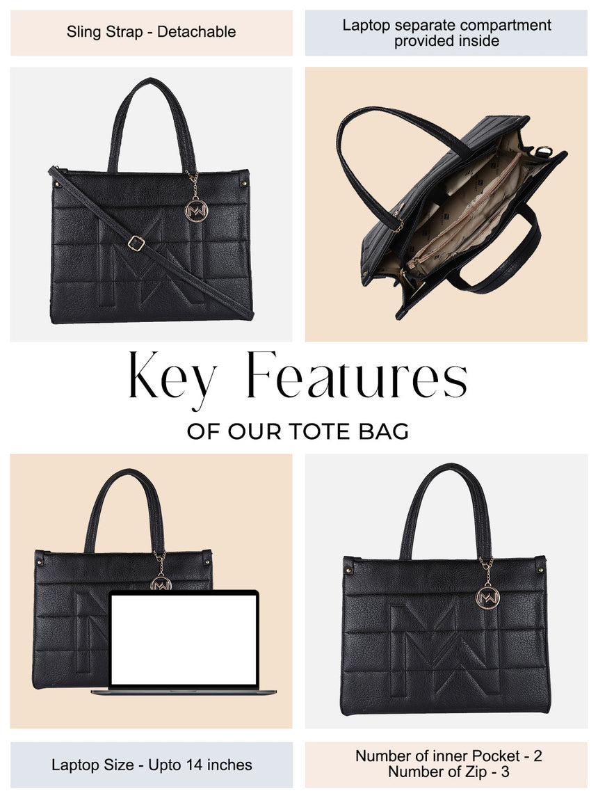 Melbourne Black Tote