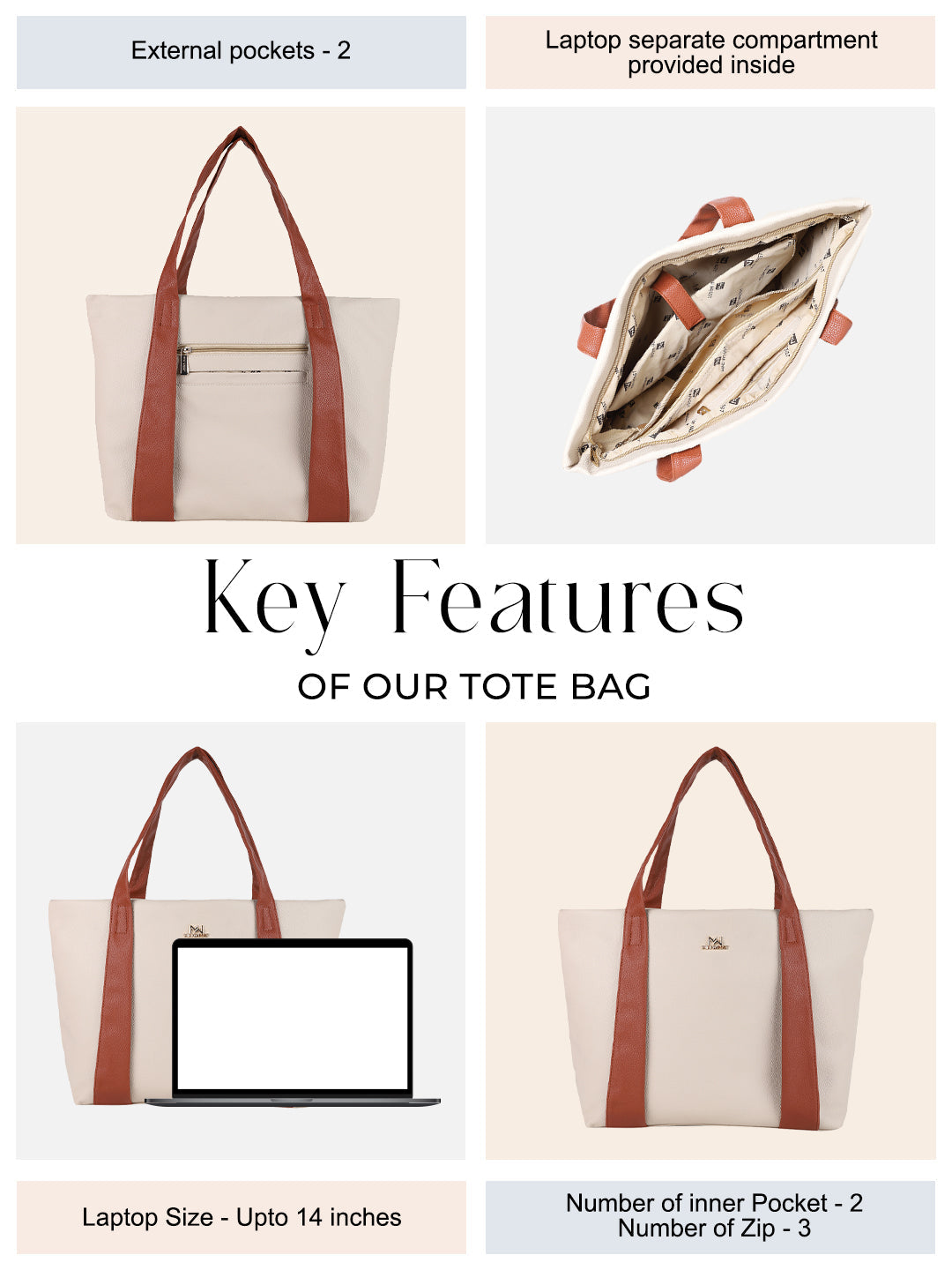 London Beige Tote