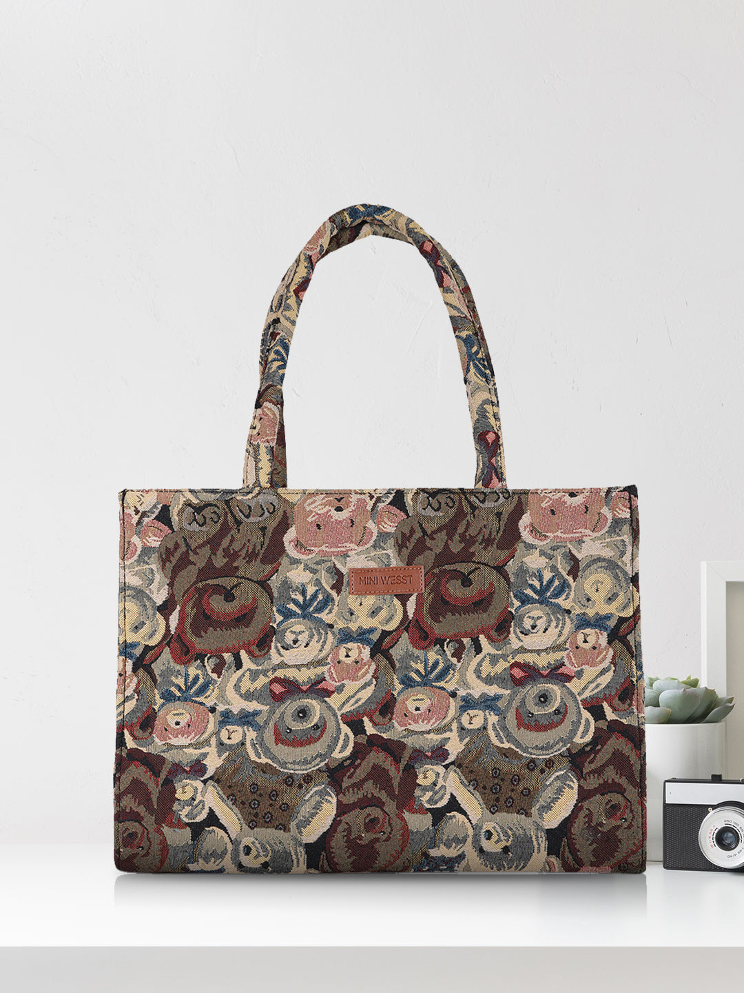 Mr Teddy Printed Tote