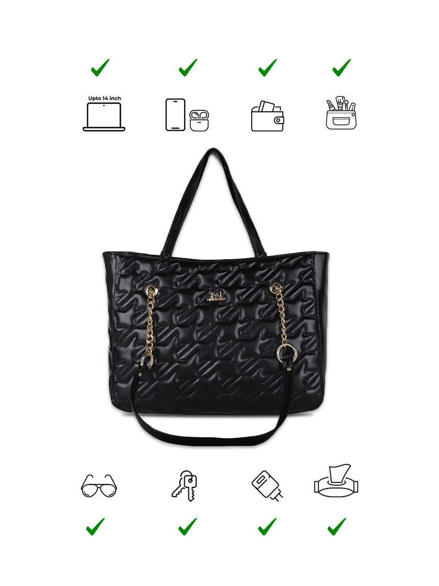 Madison Black Tote