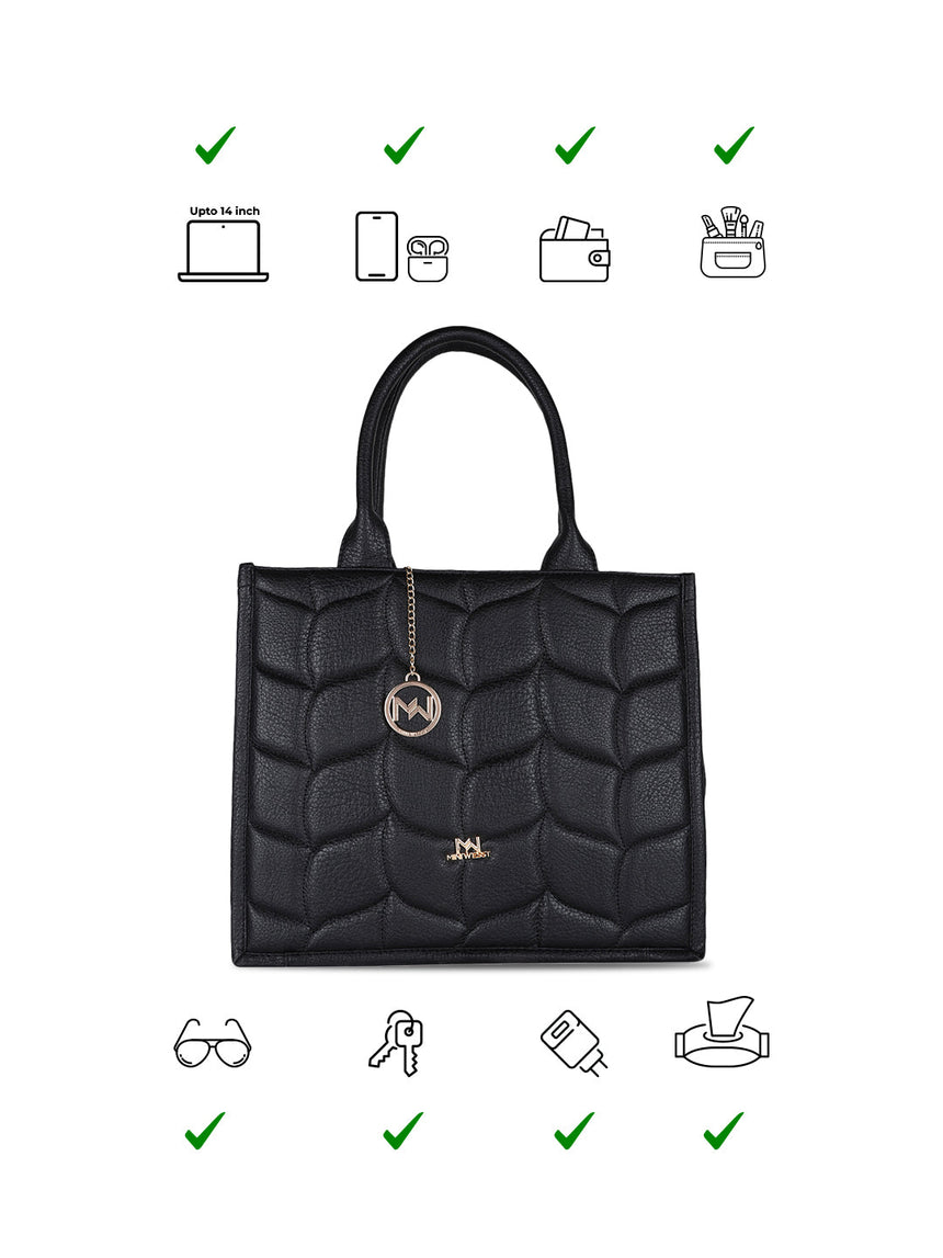 Henley Black Tote