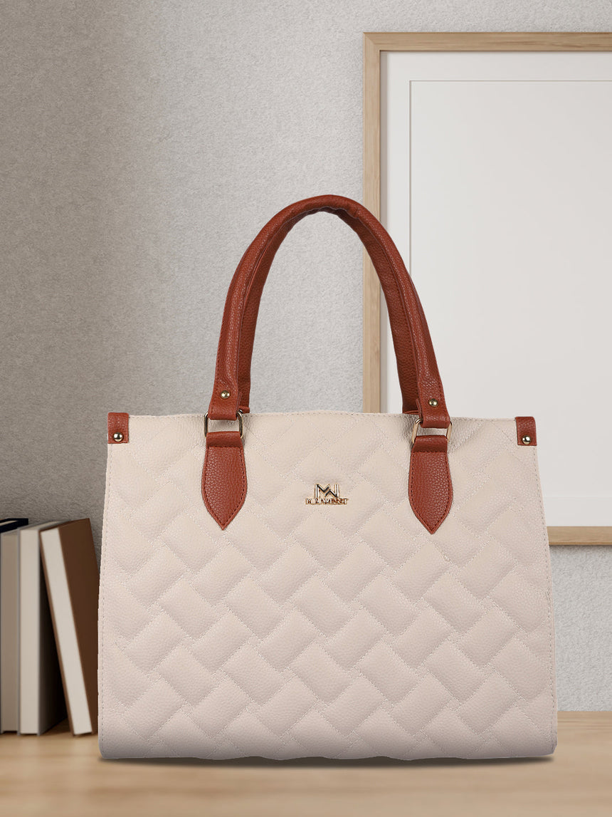 Ashley Beige Tote Bag