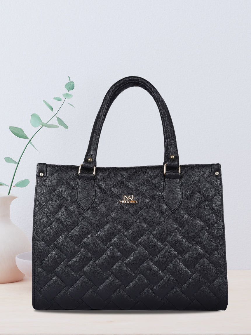 Ashley Black Tote Bag