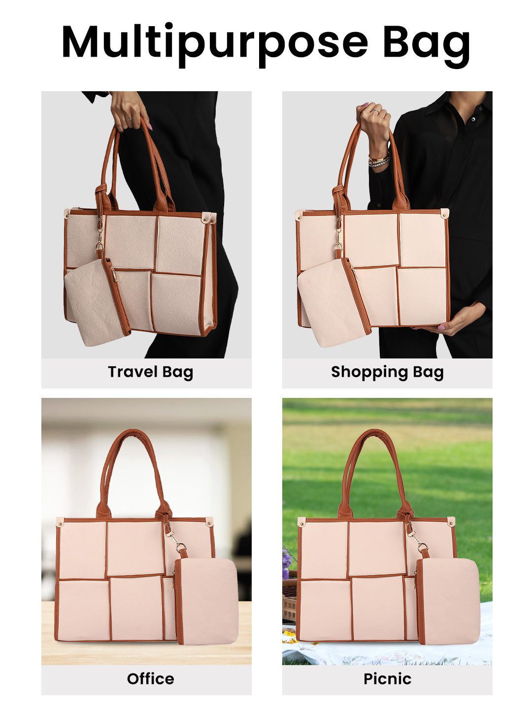 Dakota Beige Tote