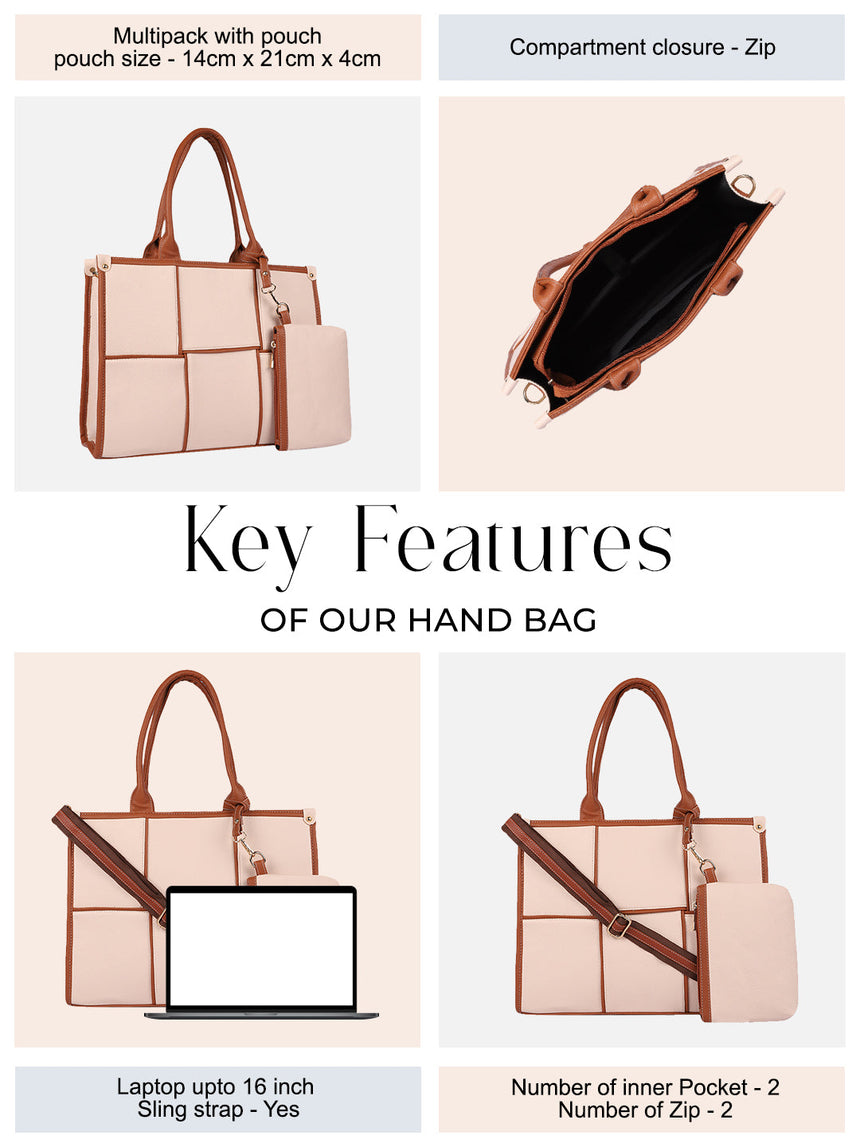 Dakota Beige Tote