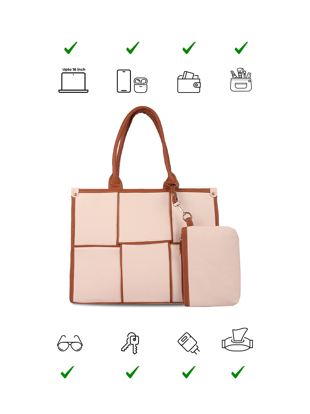 Dakota Beige Tote