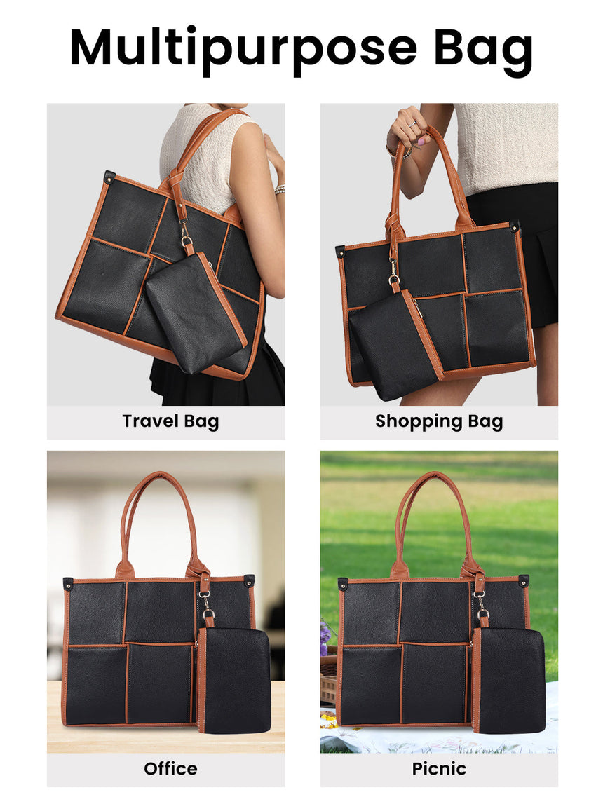 Dakota Black Tote